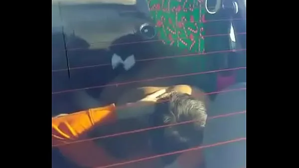 Μεγάλο Couple caught doing 69 in car βίντεό μου