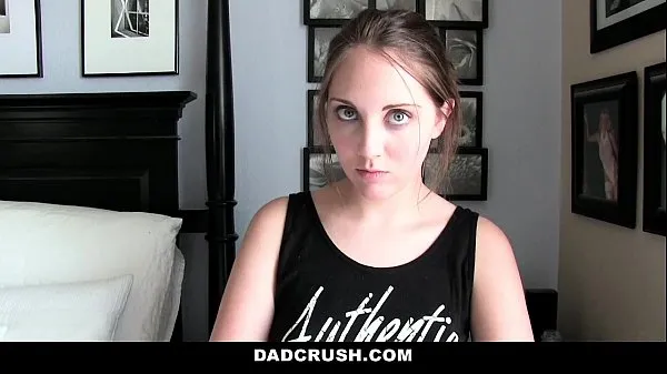 Grande DadCrush- Caught and Punished StepDaughter (Nickey Huntsman) For Sneaking meus vídeos