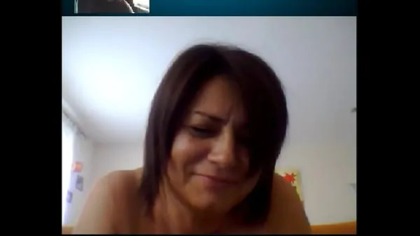 Stora Italian Mature Woman on Skype 2 mina videoklipp