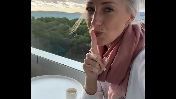 Big I fingered myself to orgasm on a public hotel balcony in Mallorca my Videos