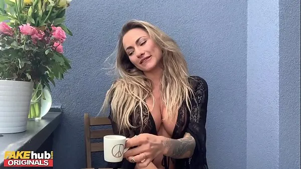 Big FAKEhub Stunning Blonde Michaela Isizzu Masturbates on her Balcony my Videos