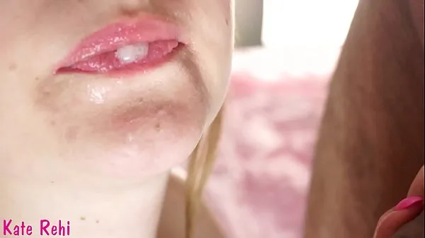 Big Sucking dick close-up, cum on tongue my Videos
