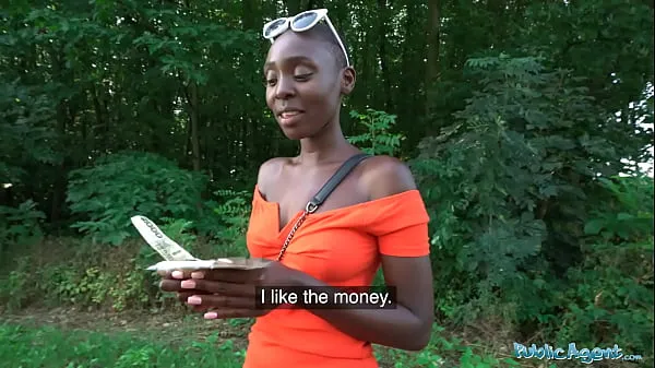 Big Public Agent Ebony model Zaawaadi taken into the woods for hard outdoor fucking my Videos
