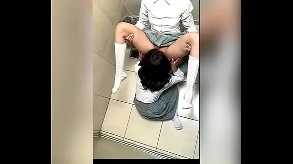 Big Two Lesbian Students Fucking in the School Bathroom! Pussy Licking Between School Friends! Real Amateur Sex! Cute Hot Latinas my Videos
