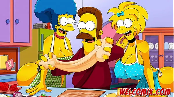 Big Orgy with hot asses from the Simpsons Video saya