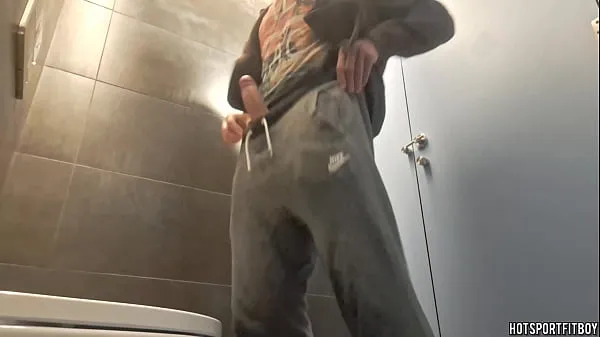 Big Sexy and Risky masturbation in a public bathroom my Videos